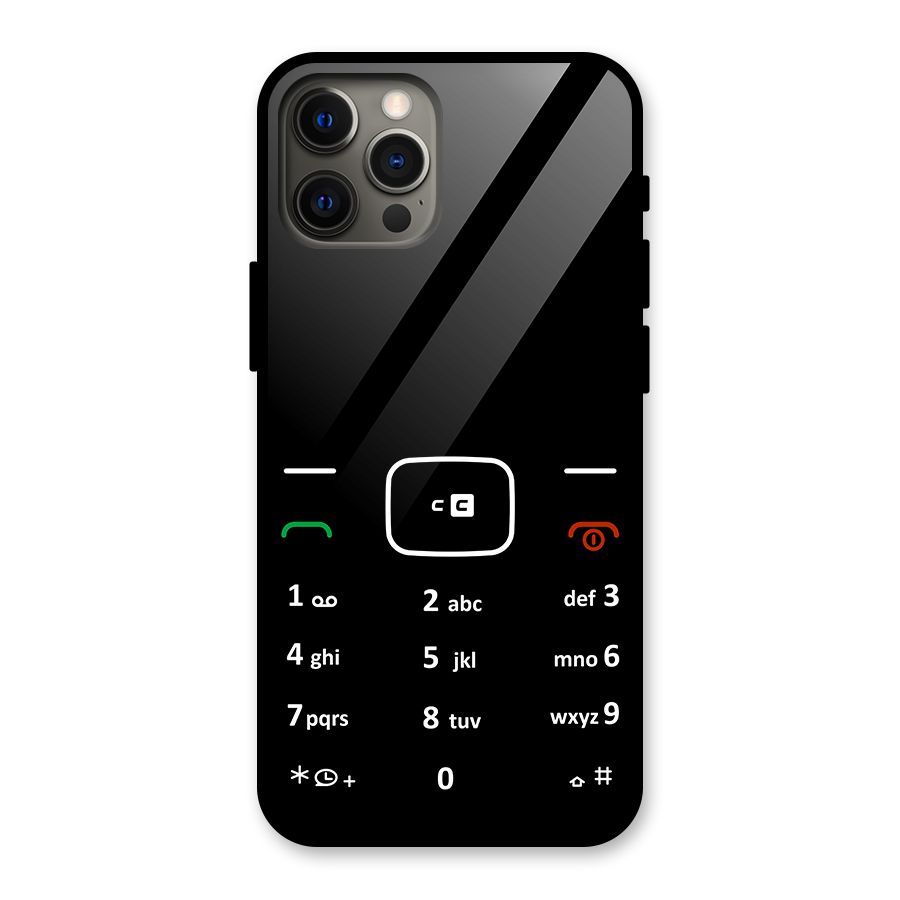 Vintage Smart Phone Glass Back Case for iPhone 12 Pro Max