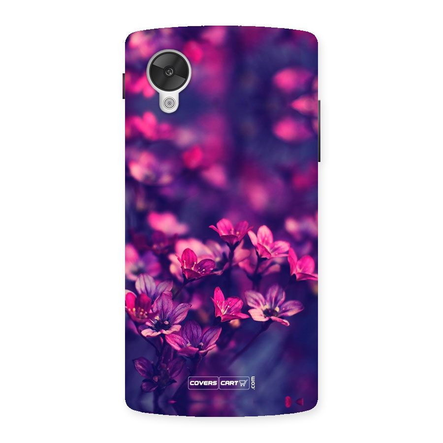 Violet Floral Back Case for Google Nexsus 5