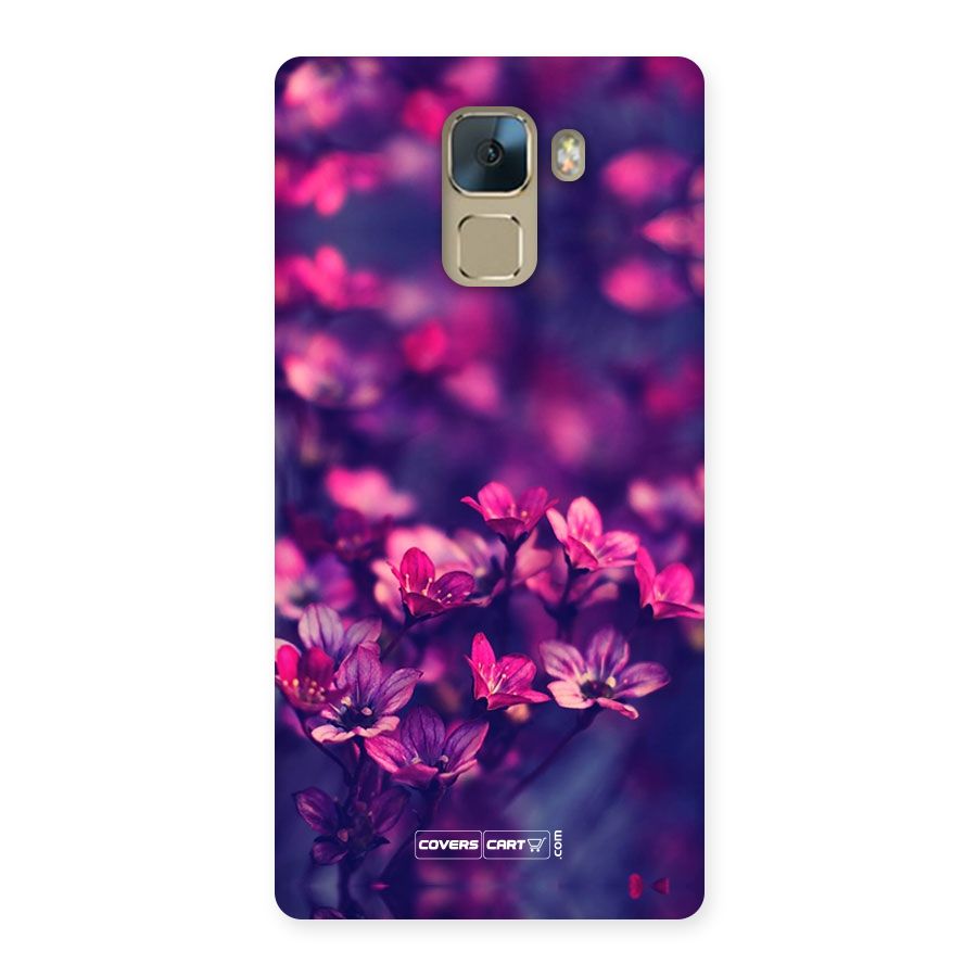 Violet Floral Back Case for Huawei Honor 7