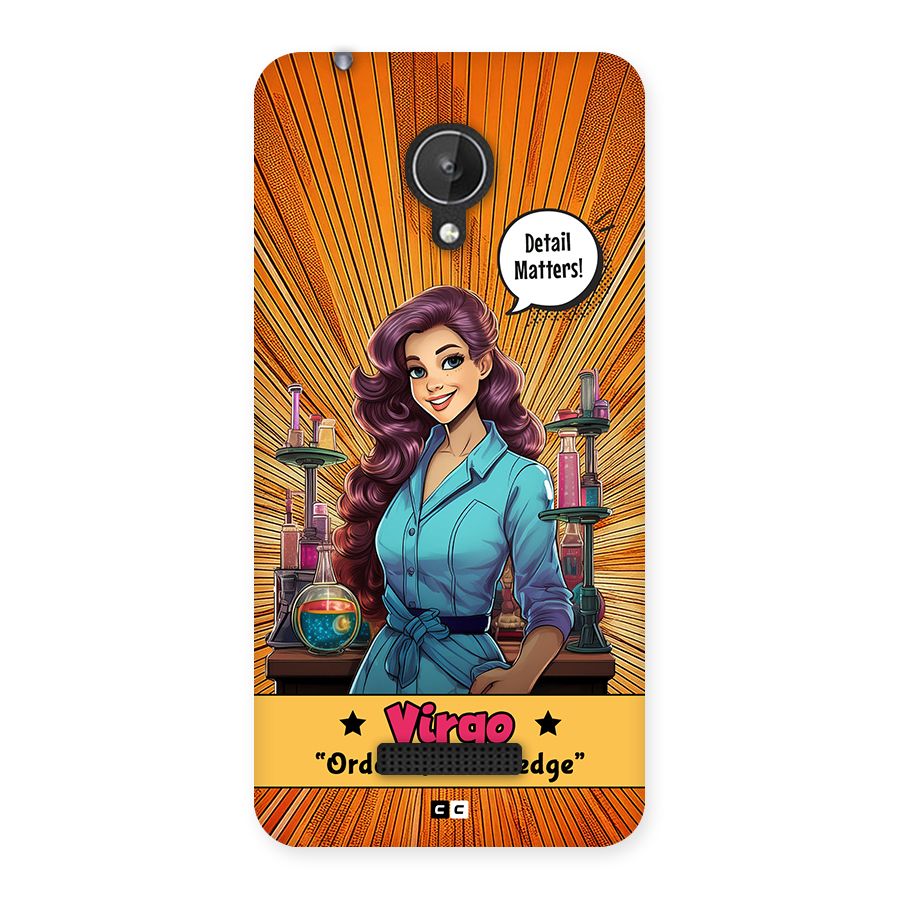 Virgo Order Back Case for Canvas Spark Q380