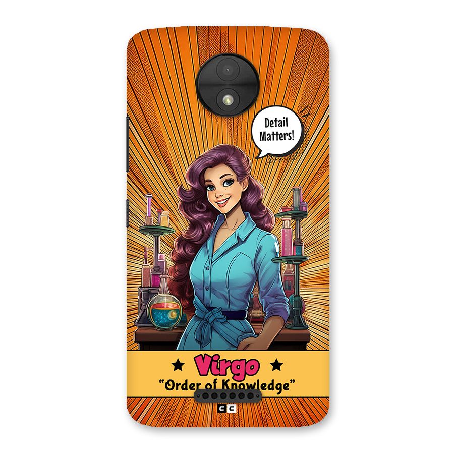 Virgo Order Back Case for Moto C