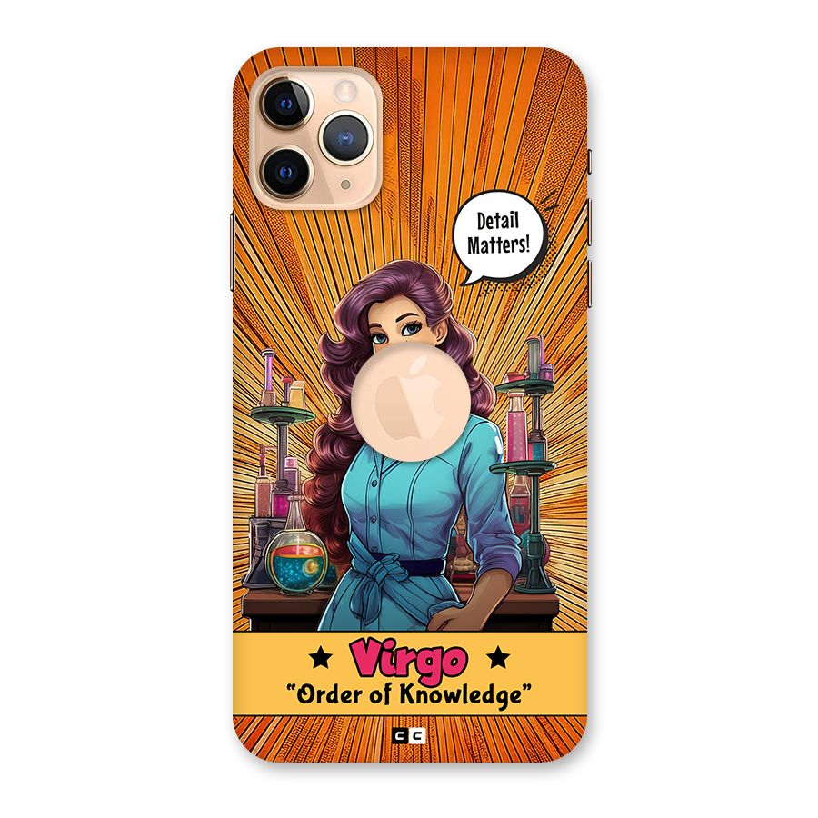 Virgo Order Back Case for iPhone 11 Pro Max Logo Cut