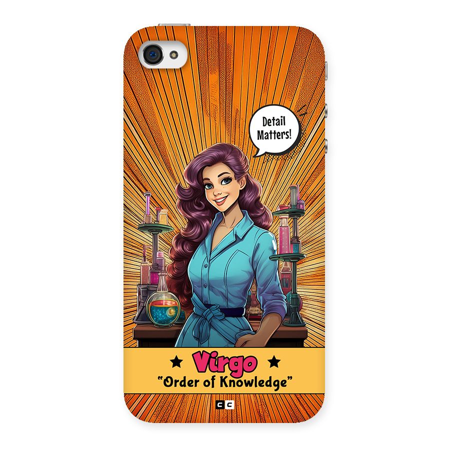 Virgo Order Back Case for iPhone 4 4s