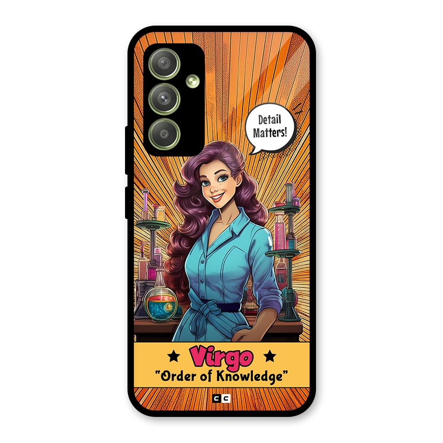 Virgo Order Glass Back Case for Galaxy A54