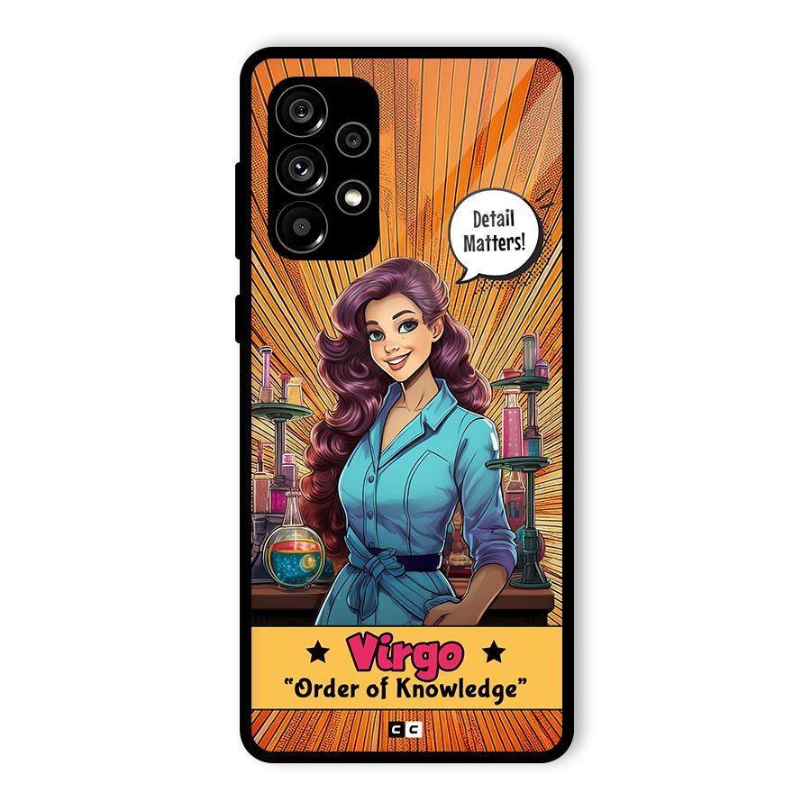 Virgo Order Glass Back Case for Galaxy A73 5G