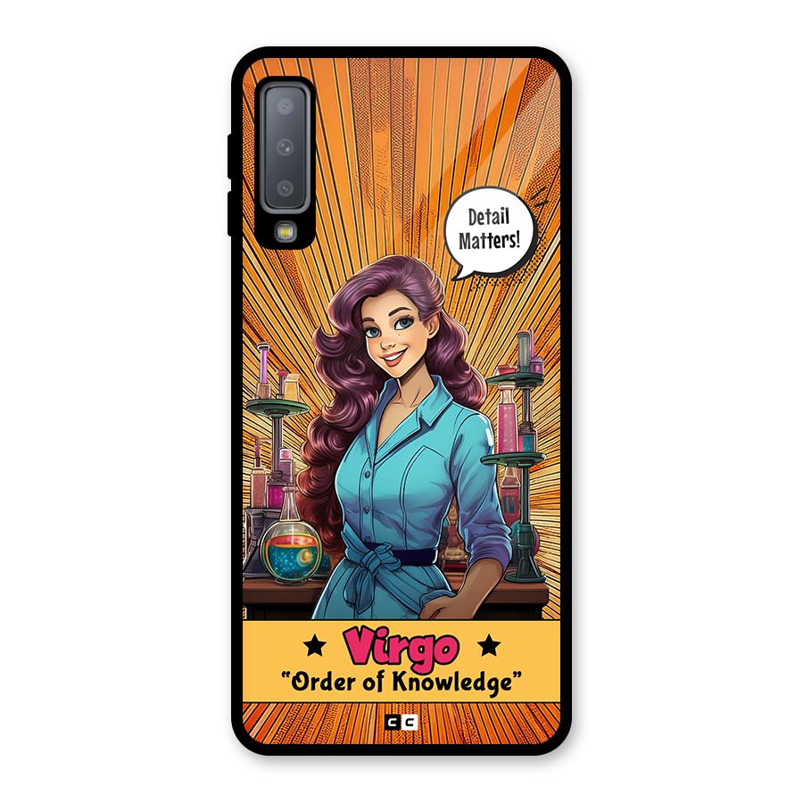 Virgo Order Glass Back Case for Galaxy A7 (2018)