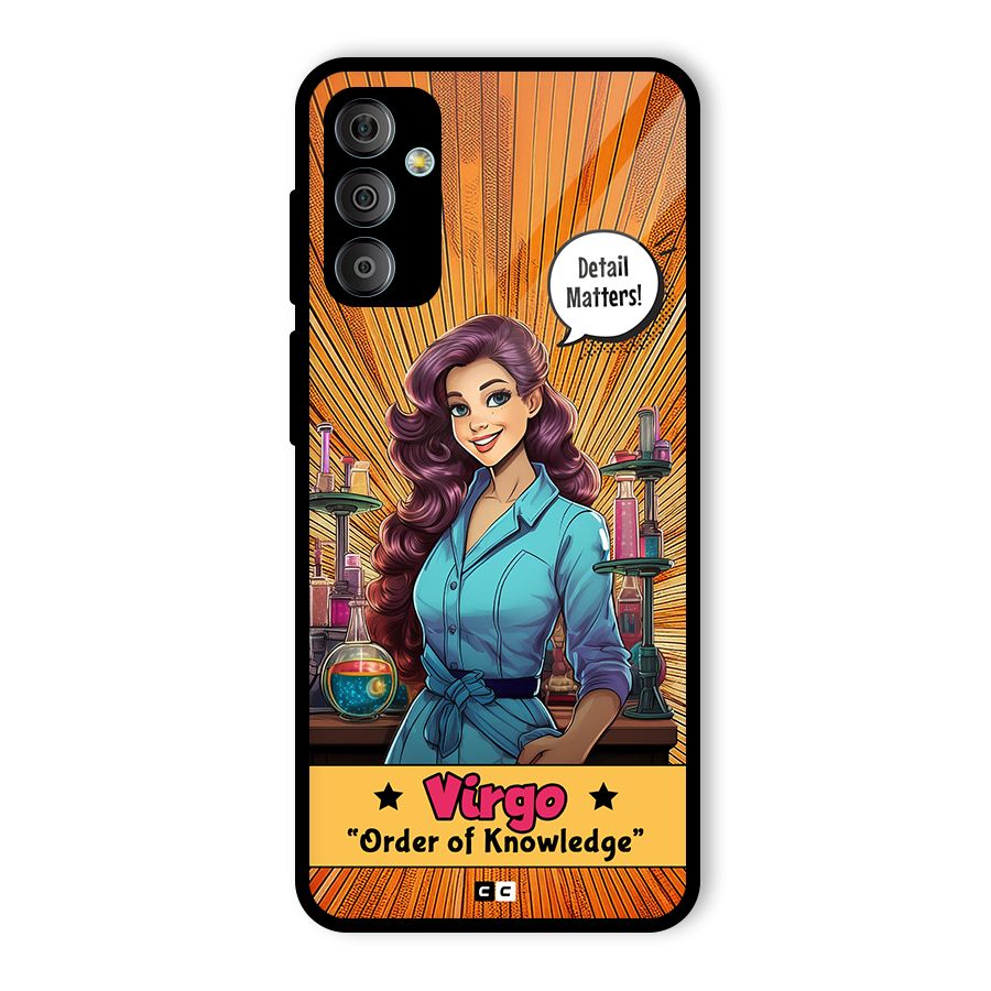 Virgo Order Glass Back Case for Galaxy F23