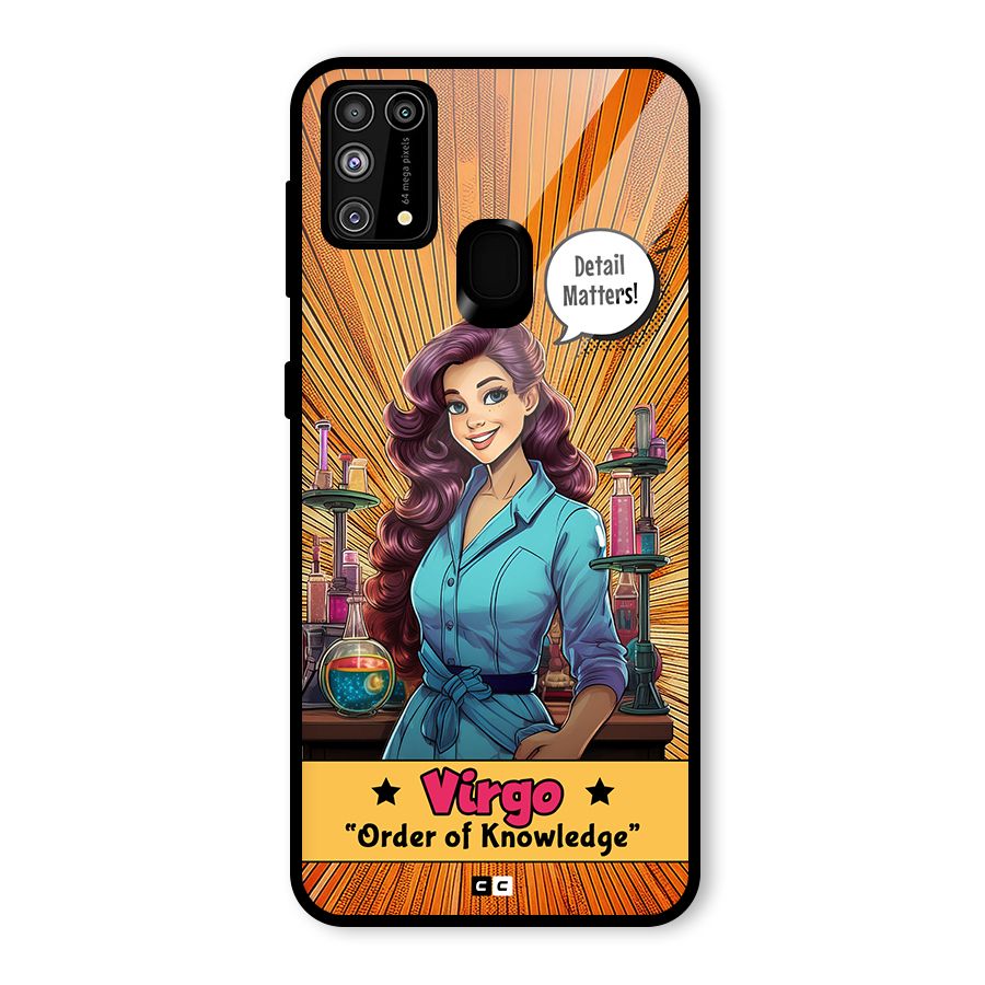 Virgo Order Glass Back Case for Galaxy F41
