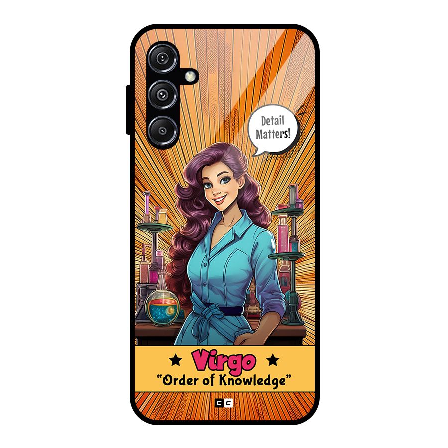 Virgo Order Glass Back Case for Galaxy M34 5G