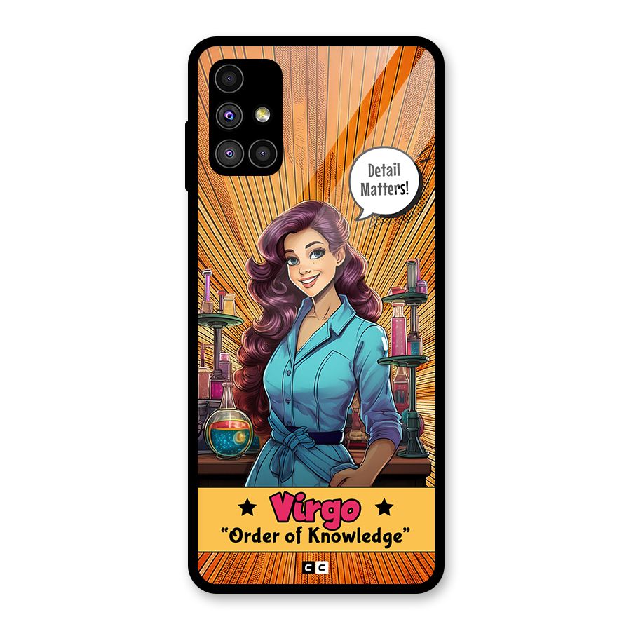 Virgo Order Glass Back Case for Galaxy M51