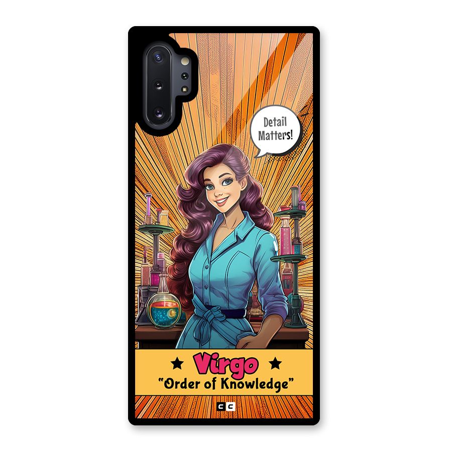 Virgo Order Glass Back Case for Galaxy Note 10 Plus