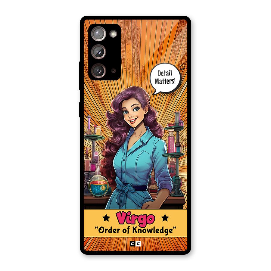 Virgo Order Glass Back Case for Galaxy Note 20