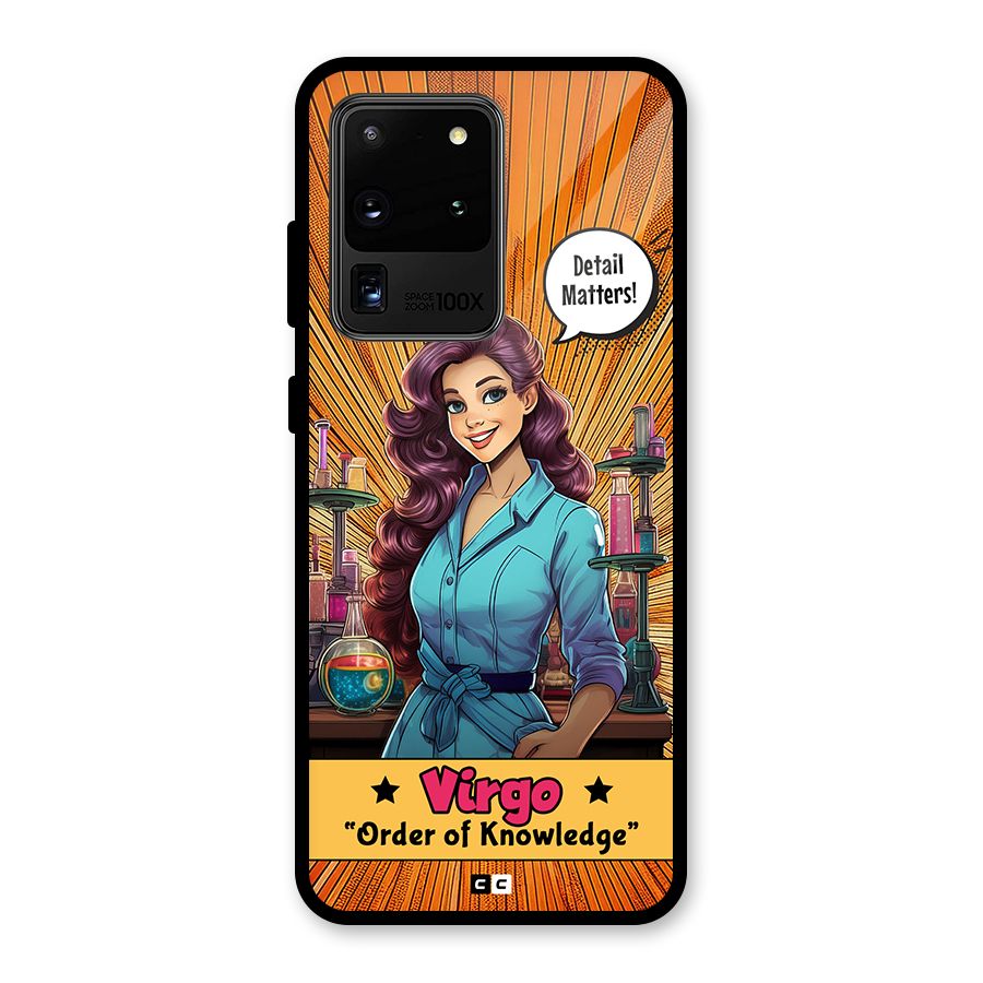 Virgo Order Glass Back Case for Galaxy S20 Ultra