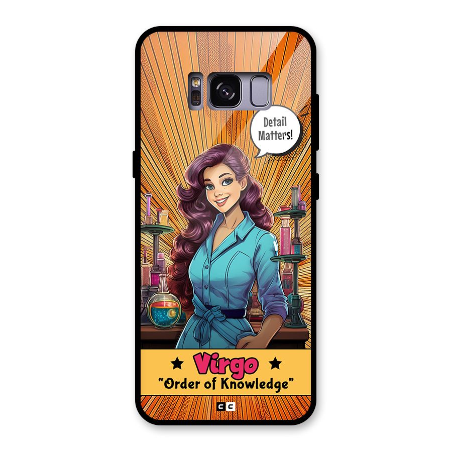 Virgo Order Glass Back Case for Galaxy S8