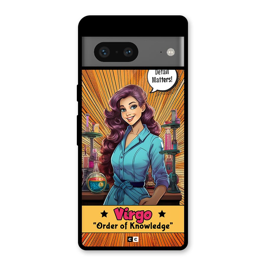 Virgo Order Glass Back Case for Google Pixel 7