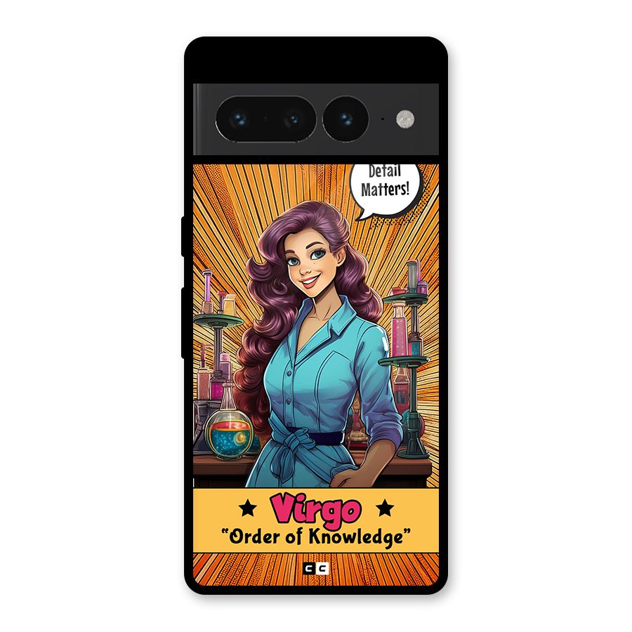 Virgo Order Glass Back Case for Google Pixel 7 Pro