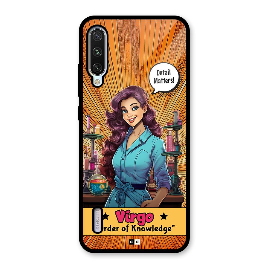 Virgo Order Glass Back Case for Mi A3