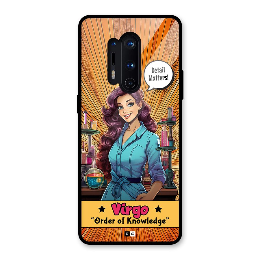 Virgo Order Glass Back Case for OnePlus 8 Pro
