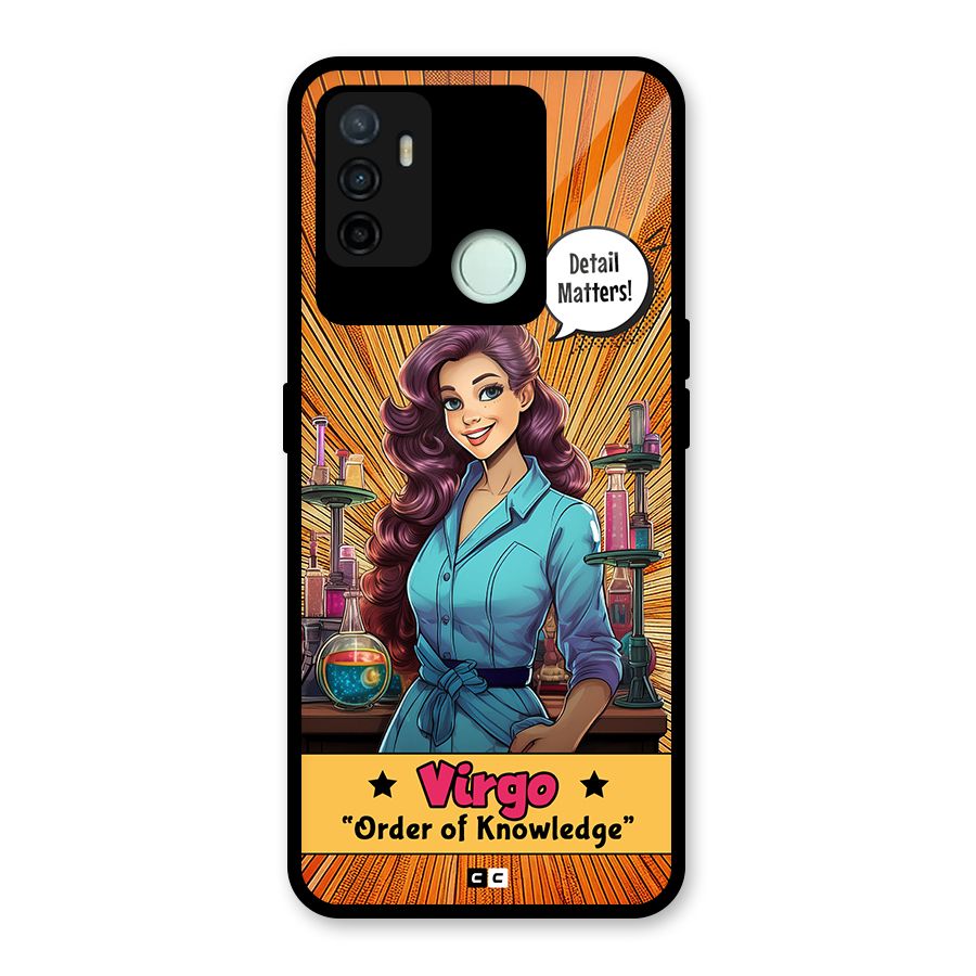Virgo Order Glass Back Case for Oppo A53