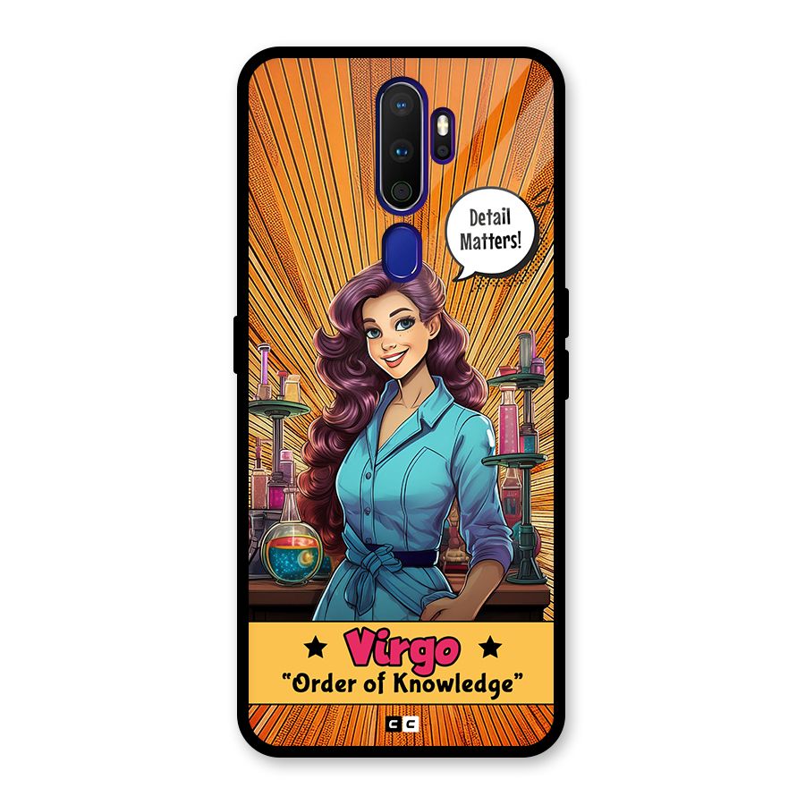 Virgo Order Glass Back Case for Oppo A9 (2020)