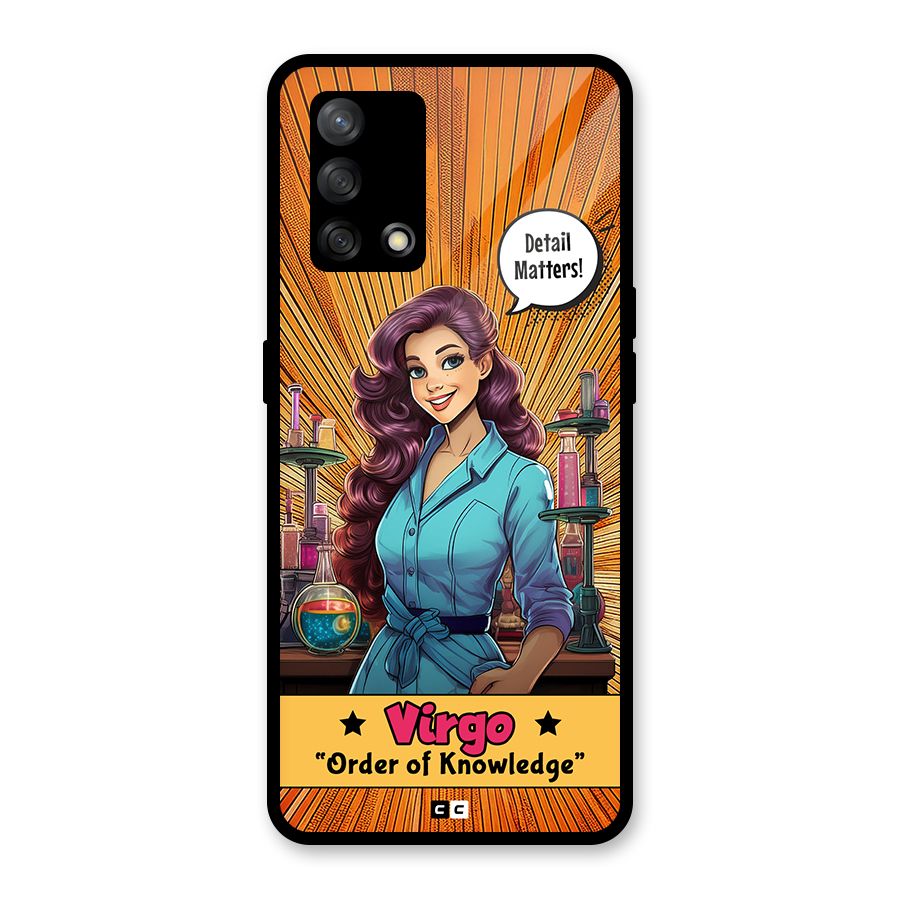Virgo Order Glass Back Case for Oppo F19s