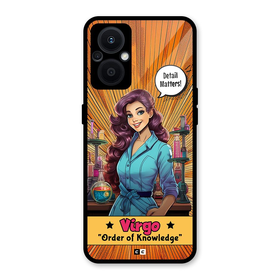 Virgo Order Glass Back Case for Oppo F21s Pro 5G