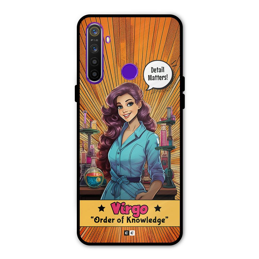 Virgo Order Glass Back Case for Realme 5s
