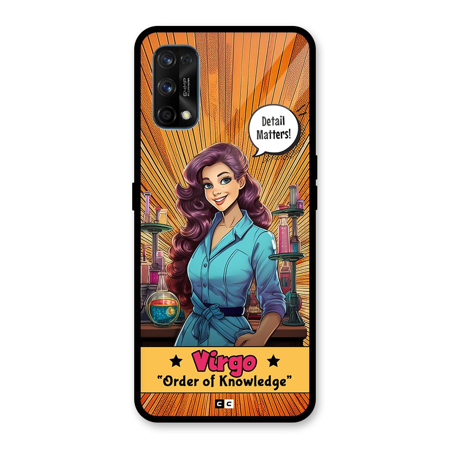 Virgo Order Glass Back Case for Realme 7 Pro