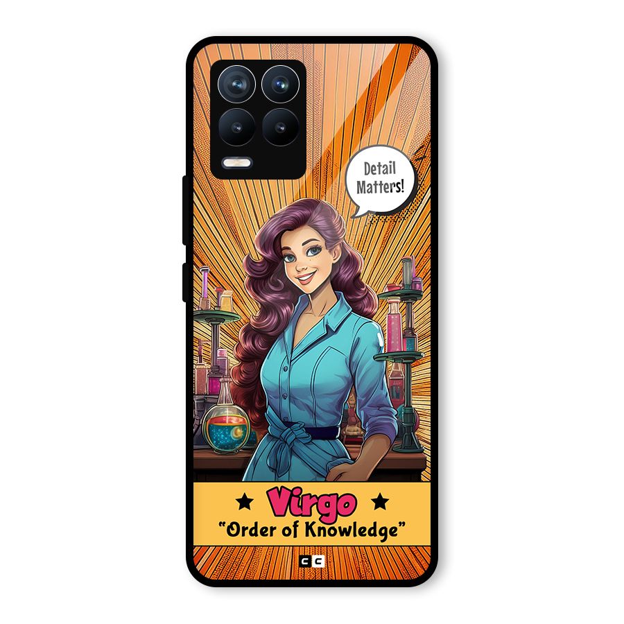 Virgo Order Glass Back Case for Realme 8
