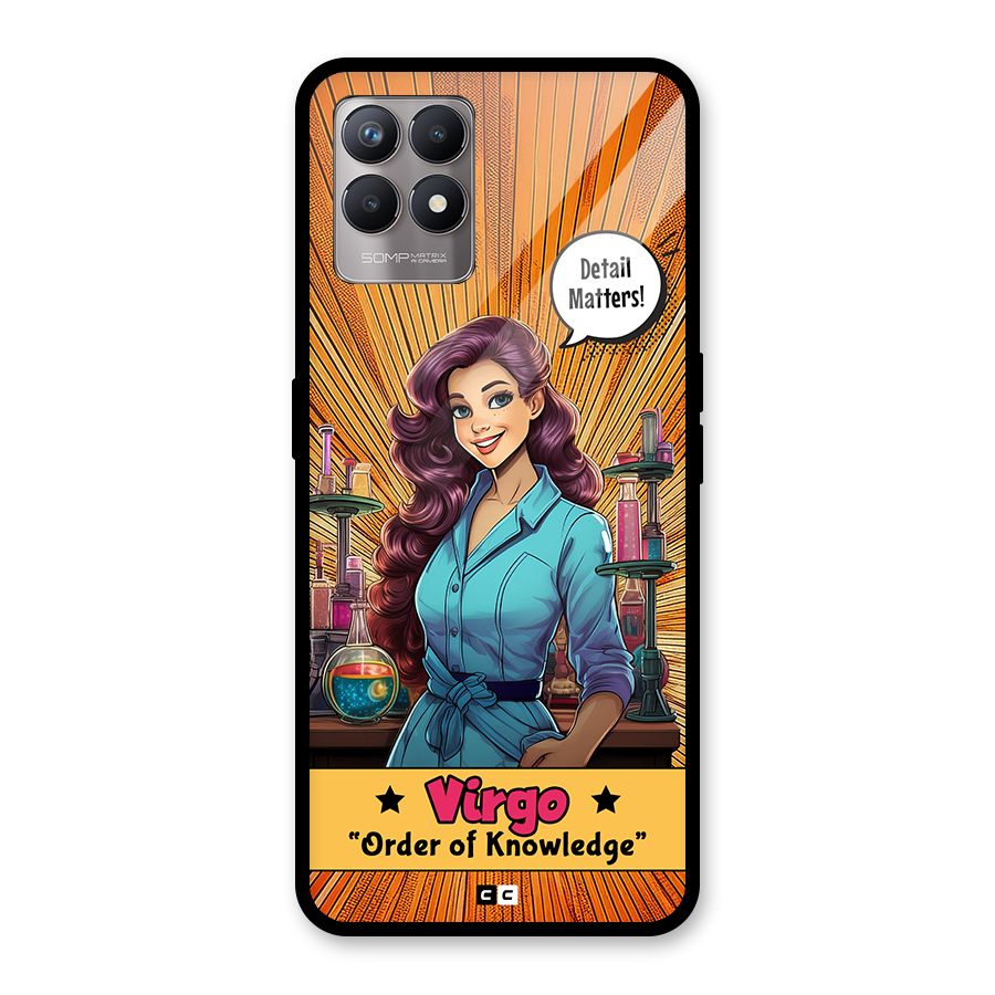 Virgo Order Glass Back Case for Realme Narzo 50