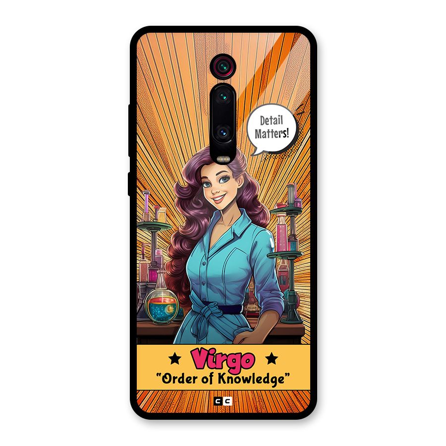 Virgo Order Glass Back Case for Redmi K20