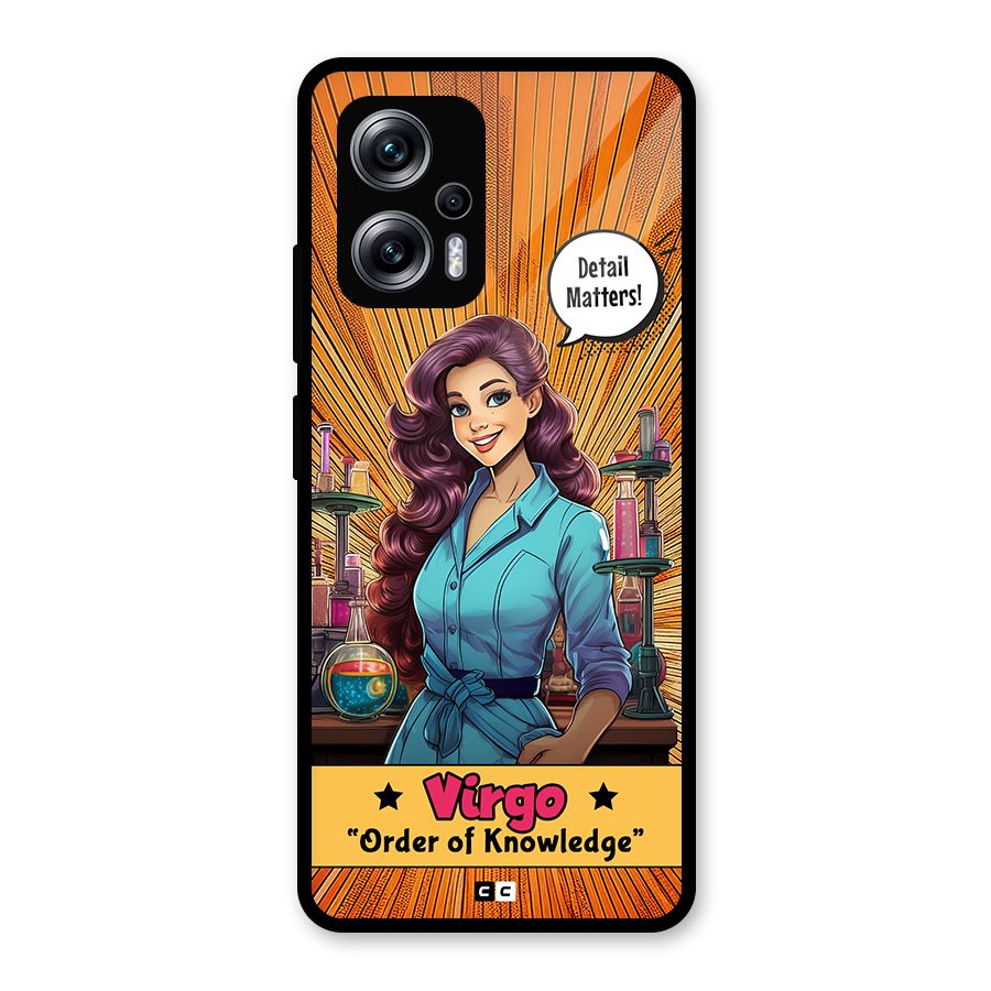 Virgo Order Glass Back Case for Redmi K50i