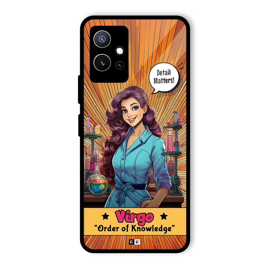 Virgo Order Glass Back Case for Vivo T1 5G