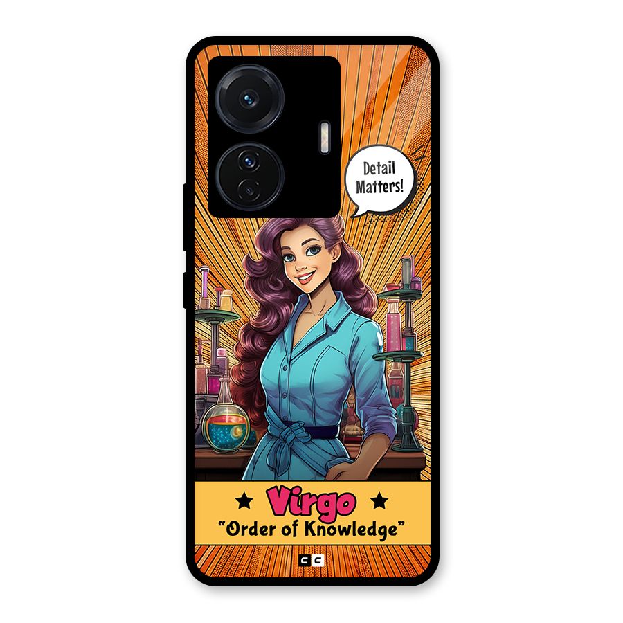 Virgo Order Glass Back Case for Vivo T1 Pro