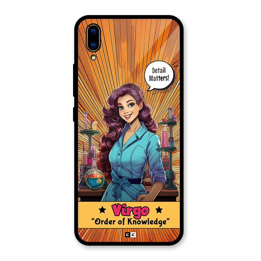 Virgo Order Glass Back Case for Vivo V11 Pro