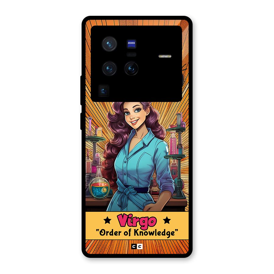 Virgo Order Glass Back Case for Vivo X80 Pro