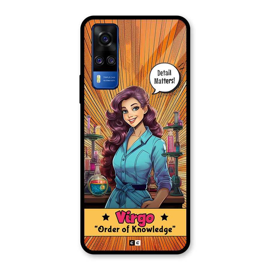 Virgo Order Glass Back Case for Vivo Y31