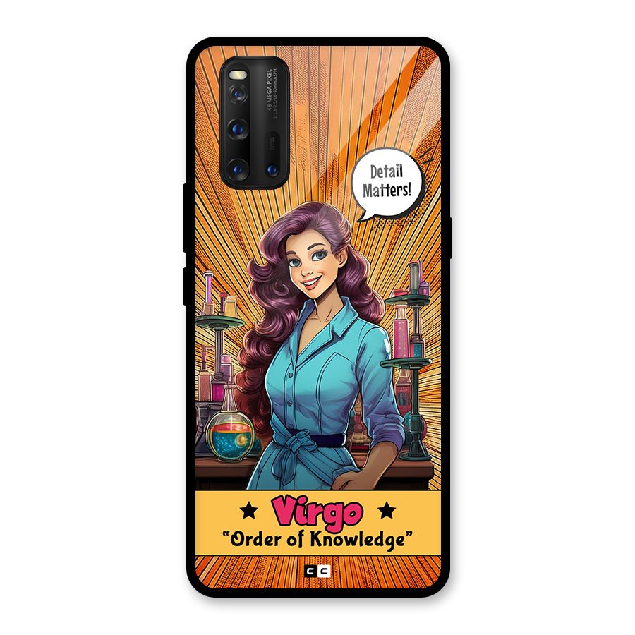 Virgo Order Glass Back Case for Vivo iQOO 3