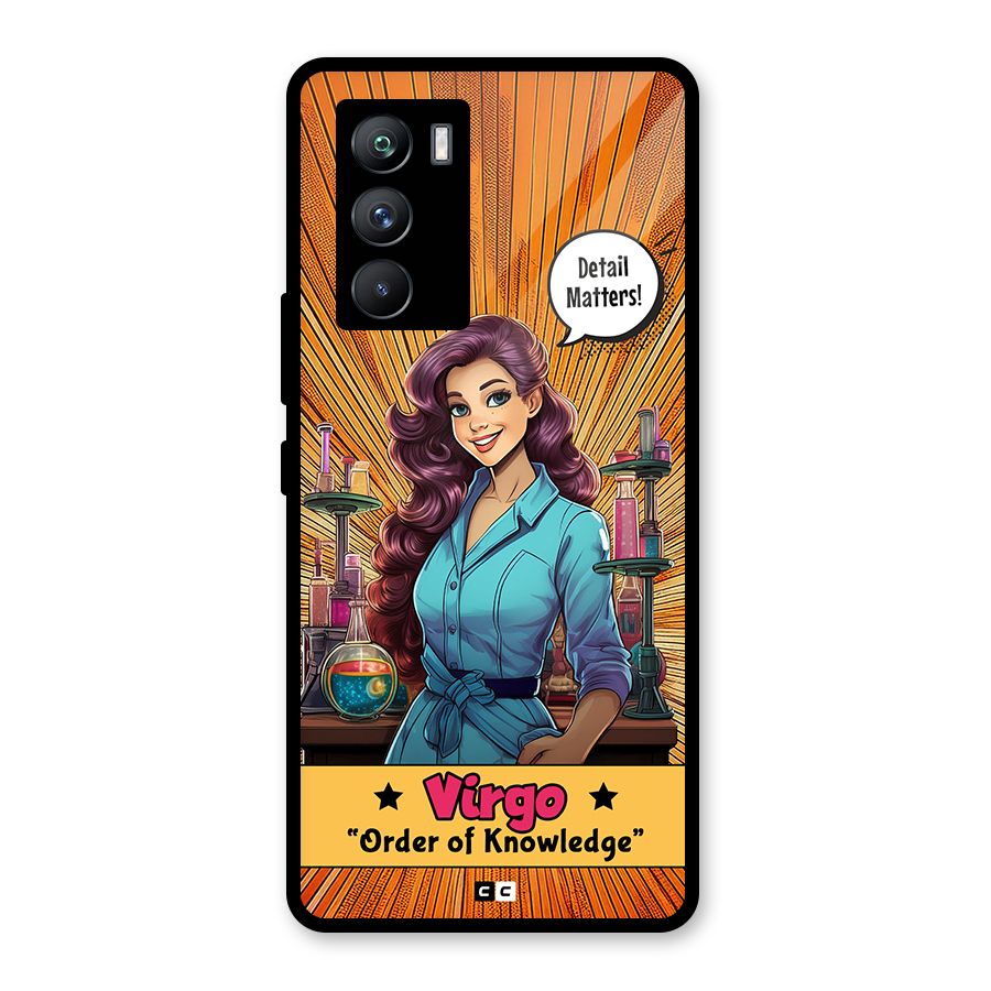 Virgo Order Glass Back Case for Vivo iQOO 9 SE