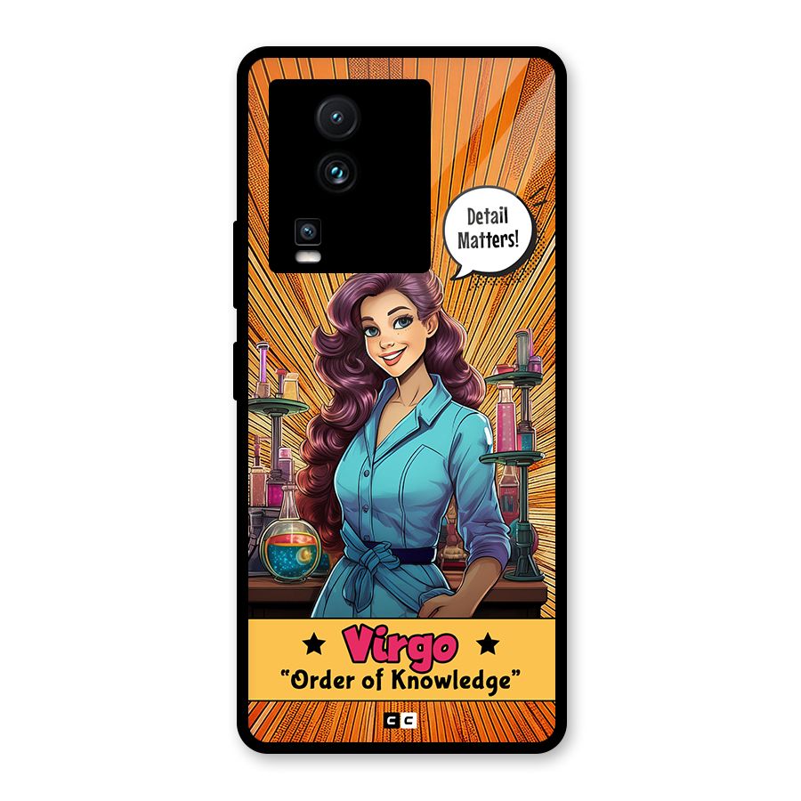 Virgo Order Glass Back Case for Vivo iQOO Neo 7 Pro