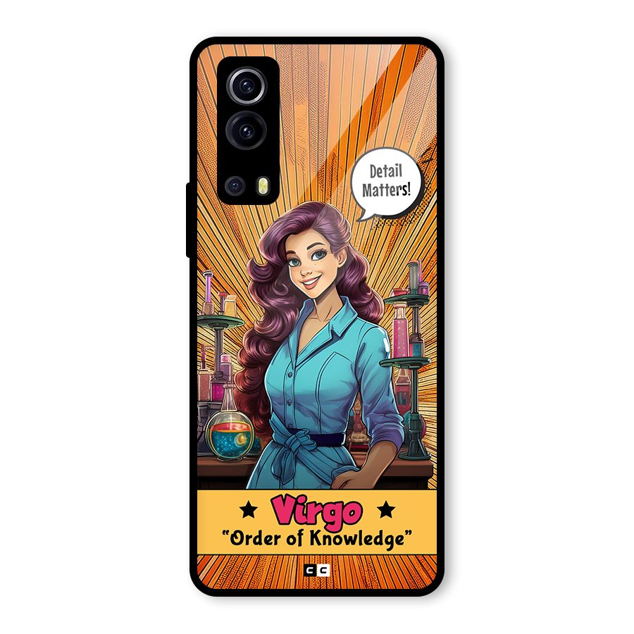 Virgo Order Glass Back Case for Vivo iQOO Z3
