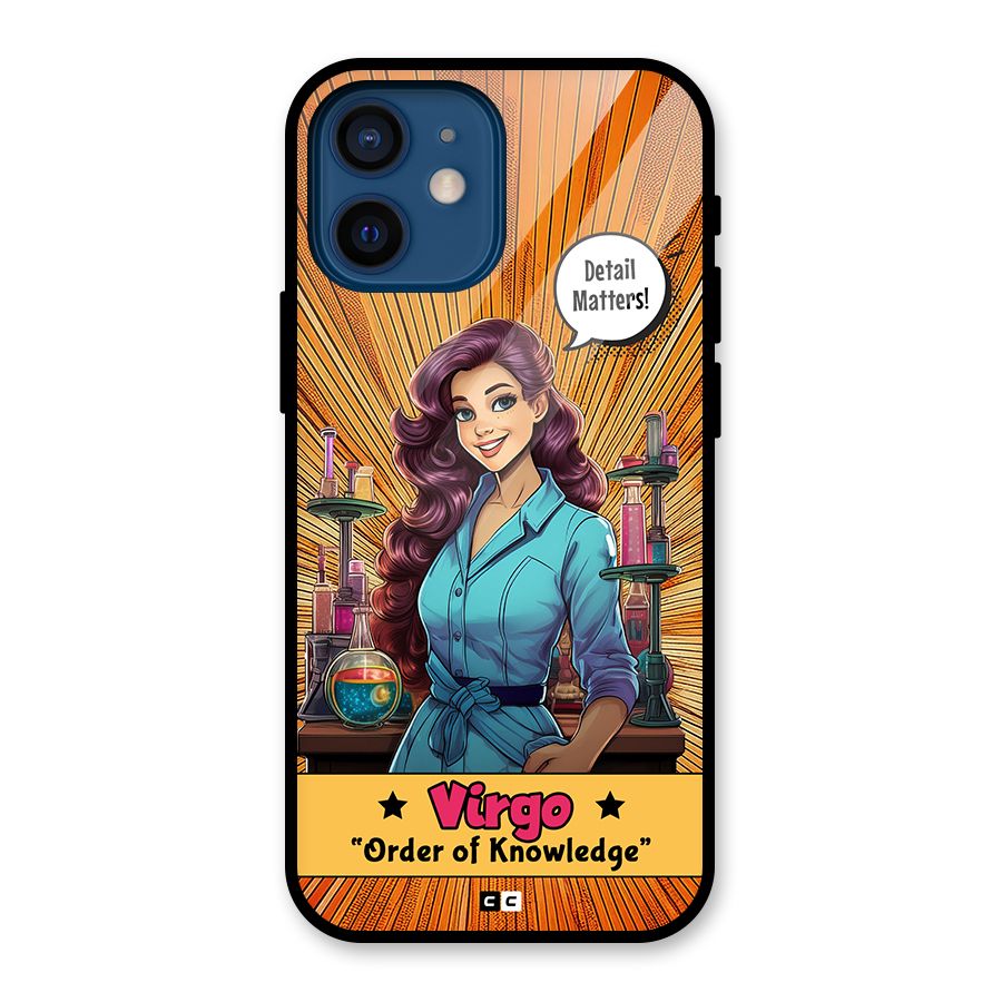 Virgo Order Glass Back Case for iPhone 12 Mini