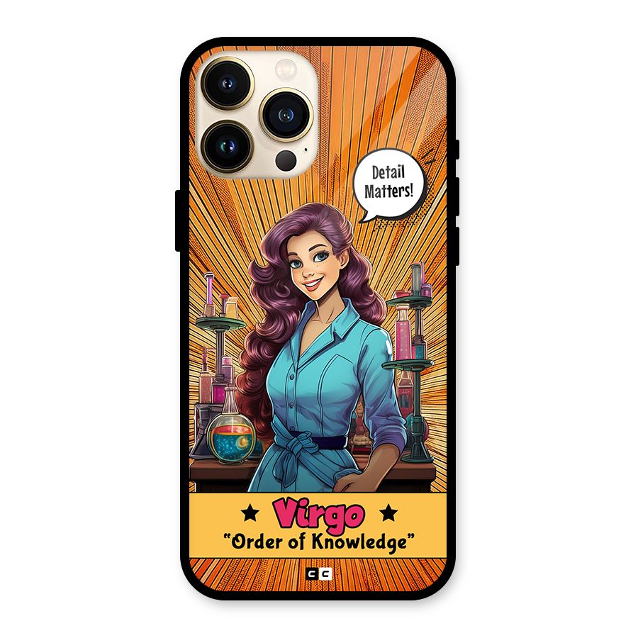 Virgo Order Glass Back Case for iPhone 13 Pro Max