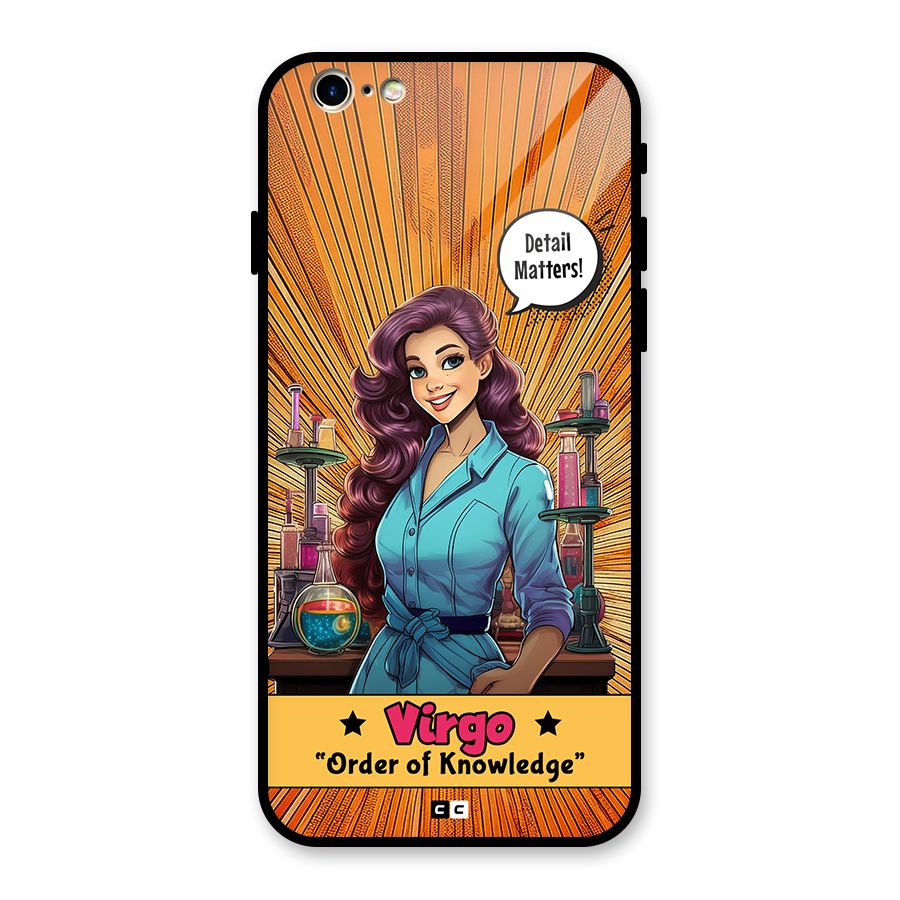 Virgo Order Glass Back Case for iPhone 6 6S
