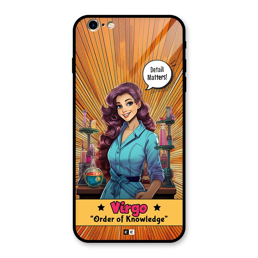 Virgo Order Glass Back Case for iPhone 6 Plus 6S Plus