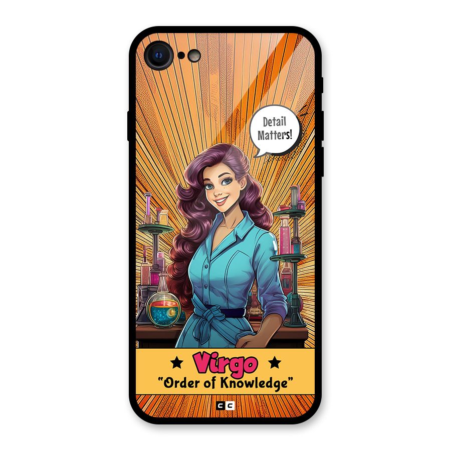 Virgo Order Glass Back Case for iPhone 7
