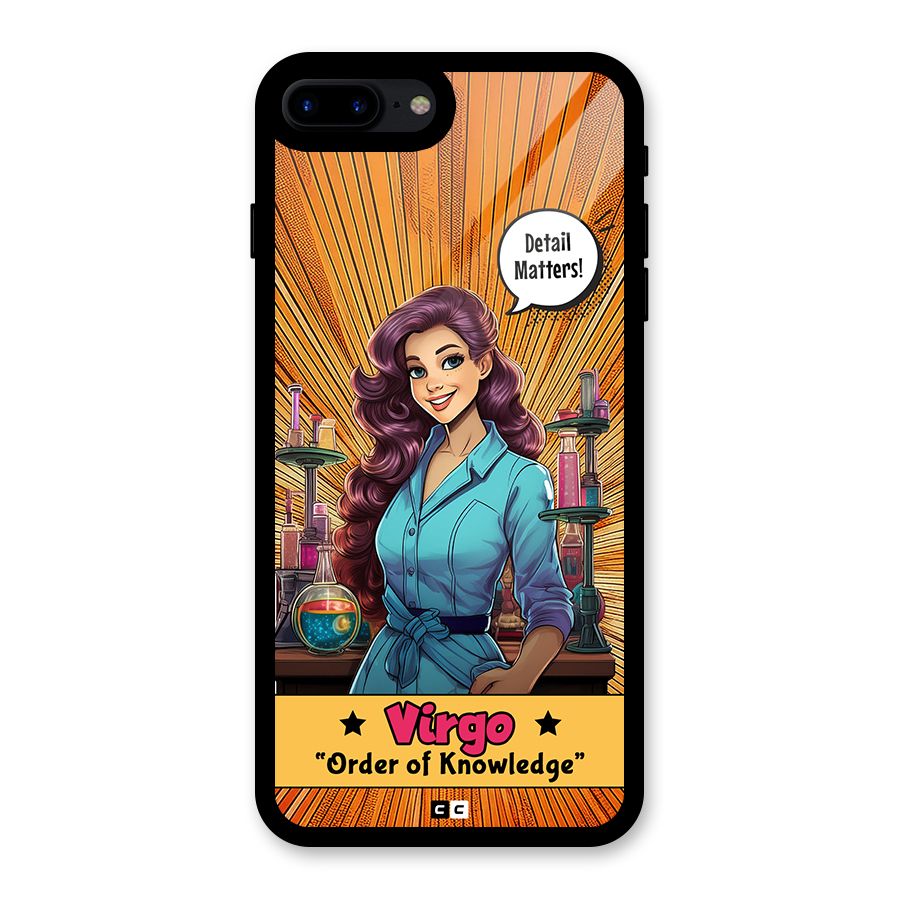 Virgo Order Glass Back Case for iPhone 8 Plus