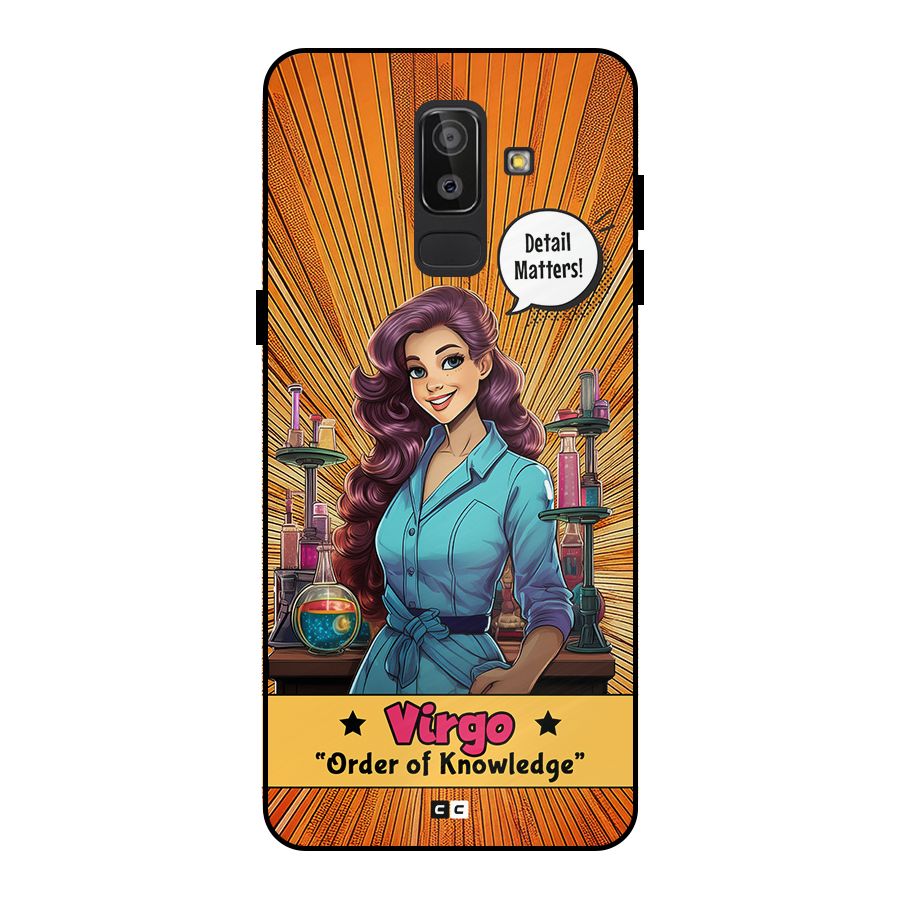 Virgo Order Metal Back Case for Galaxy J8