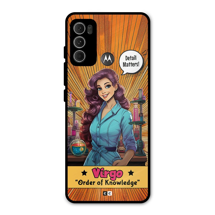 Virgo Order Metal Back Case for Moto G60