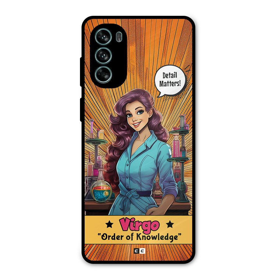 Virgo Order Metal Back Case for Moto G62